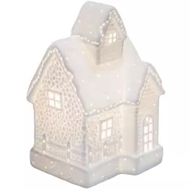 Decorative porcelain lamp "Gingerbread house"